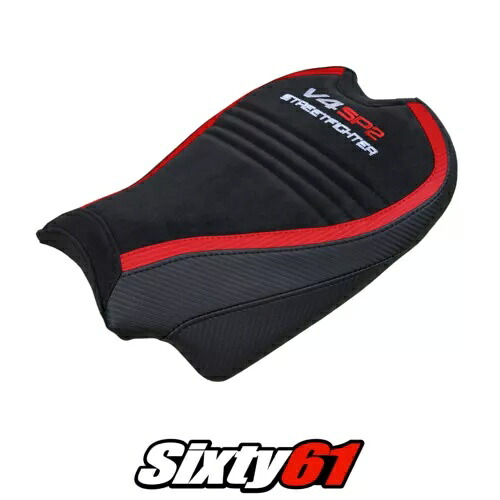 Ducati Streetfighter V4 SP2 シートカバー Tappezzeria 2020-2024 ベルベット レッド ブラック SE Ducati Streetfighter V4 SP2 Seat Cover Tappezzeria 2020-2024 Velvet Red Black SE 【並行輸入品】