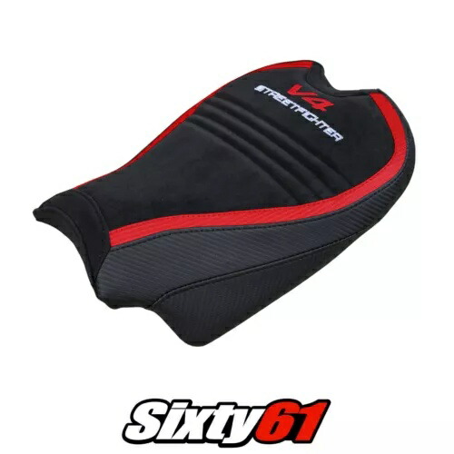 Ducati Streetfighter V4 シートカバー Tappezzeria 2020-2024 ベルベット レッド ブラック SpEd Ducati Streetfighter V4 Seat Cover Tappezzeria 2020-2024 Velvet Red Black SpEd 【並行輸入品】