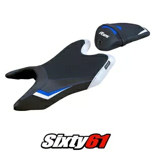 ヤマハ YZF R125 2019 2020 2021 2022 2023 シートカバー Tappezzeria ホワイト ブルー Yamaha YZF R125 2019 2020 2021 2022 2023 Seat Cover Tappezzeria White Blue 【並行輸入品】