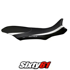 MV Agusta Rivale 800 2013-2015 2016 2017 2018 シートカバー Tappezzeria ホワイト ブラック MV Agusta Rivale 800 2013-2015 2016 2017 2018 Seat Cover Tappezzeria White Black 【並行輸入品】