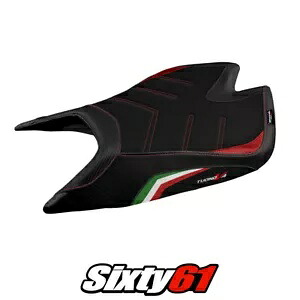 Aprilia Tuono V4 Factory 2021-2024 シートカバー Tappezzeria Ultragrip イタリア国旗 Aprilia Tuono V4 Factory 2021-2024 Seat Cover Tappezzeria Ultragrip Italy Flag 【並行輸入品】