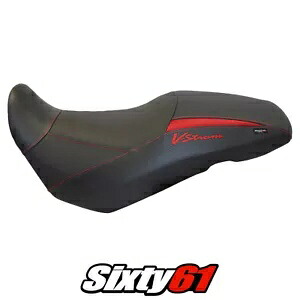 スズキ VStrom 650 2017-2020 2021 2022 2023 2024 シートカバー Tappezzeria レッド ブラック Suzuki VStrom 650 2017-2020 2021 2022 2023 2024 Seat Cover Tappezzeria Red Black 【並行輸入品】|カスタムパーツ WORLD倉庫