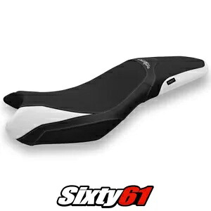 トライアンフ ストリート トリプル 675 2013 2014 2015 2016 シートカバー タッペッツェリア ホワイト ブラック Triumph Street Triple 675 2013 2014 2015 2016 Seat Cover Tappezzeria White Black 【並行輸入品】｜カスタムパーツ WORLD倉庫