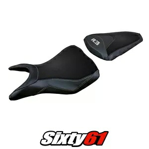 ヤマハ YZF R3 2015-2019 2020 2021 2022 2023 2024 シートカバー Tappezzeria ブラック Yamaha YZF R3 2015-2019 2020 2021 2022 2023 2024 Seat Cover Tappezzeria Black 【並行輸入品】