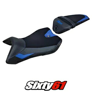 ヤマハ YZF R125 2016 2017 2018 シートカバー タッペッツェリア ブルー ブラック Yamaha YZF R125 2016 2017 2018 Seat Cover Tappezzeria Blue Black 【並行輸入品】