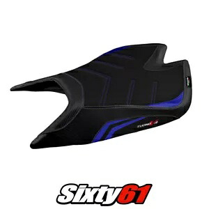 Aprilia Tuono V4 Factory 2021-2024 シートカバー Tappezzeria Ultragrip ブルー ブラック Aprilia Tuono V4 Factory 2021-2024 Seat Cover Tappezzeria Ultragrip Blue Black 【並行輸入品】｜カスタムパーツ WORLD倉庫