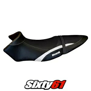 ビューエル XB12S XB12SX 2019 2020 2021 シートカバー タッペッツェリア ホワイト ブラック Buell XB12S XB12SX 2019 2020 2021 Seat Cover Tappezzeria White Black 【並行輸入品】｜カスタムパーツ WORLD倉庫