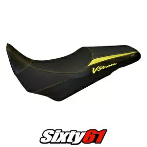 スズキ VStrom 1000 2014-2016 2017 2018 2019 シートカバー Tappezzeria イエロー ブラック Suzuki VStrom 1000 2014-2016 2017 2018 2019 Seat Cover Tappezzeria Yellow Black 【並行輸入品】