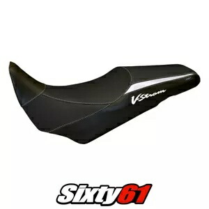 スズキ VStrom 1000 2014-2016 2017 2018 2019 シートカバー Tappezzeria ホワイト ブラック Suzuki VStrom 1000 2014-2016 2017 2018 2019 Seat Cover Tappezzeria White Black 【並行輸入品】