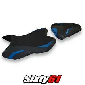 ヤマハ YZF R1 2007 2008 シートカバー タッペッツェリア ブルー ブラック 07 08 Yamaha YZF R1 2007 2008 Seat Cover Tappezzeria Blue Black 07 08 【並行輸入品】