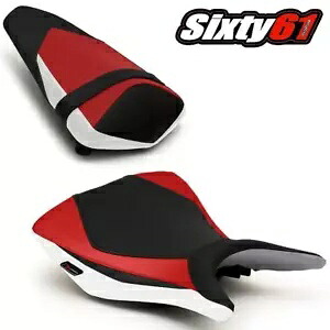 ヤマハ R3 シートカバー 2015-2021 2022 Tec-Grip Luimoto フロント リア ブラック レッド ホワイト Yamaha R3 Seat Covers 2015-2021 2022 Tec-Grip Luimoto Front Rear Black Red White 【並行輸入品】