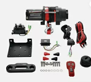 4500LB 合成ウインチ & マウント キット Polaris RZR 900 RZR 1000 一般 XP 1000 4500LB Synthetic Winch & Mount Kit Polaris RZR 900 RZR 1000 General XP 1000 【並行輸入品】