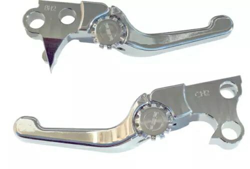 PSR アンセムショーティー アジャスタブルレバーセット クローム ストリートグライド ロードキング 12-01666-20 PSR Anthem Shorty Adjustable Lever Set Chrome Street Glide Road King 12-01666-20 【並行輸入品】
