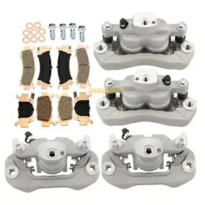 ホンダ パイオニア 1000 SXS1000M3 用フロントリアブレーキキャリパー焼結パッド 4 個 4pcs Front Rear Brake Calipers Sintered Pads for Honda Pioneer 1000 SXS1000M3 【並行輸入品】