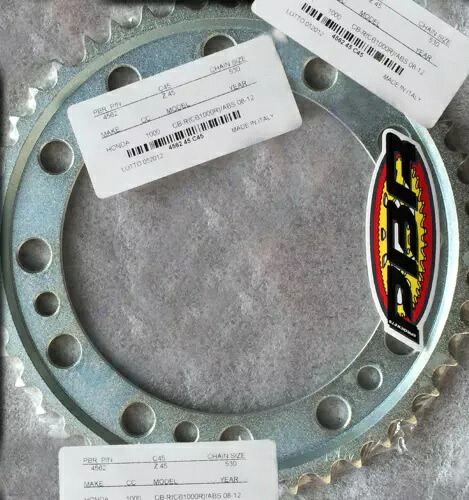 PBR リアチェーンホイール C45 スチール 530 43 ギアホンダ CB 1000 R 2008 -- PBR REAR CHAIN WHEEL C45 STEEL 530 43 GEAR FOR HONDA CB 1000 R 2008 -- 【並行輸入品】