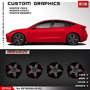 テスラモデル 3 用の完全なビニールカスタムリムテープビニール日焼け防止デカールステッカー Complete Vinyl Custom Rim Tape Vinyl Sunproof Decals Stickers for Tesla Model 3 【並行輸入品】