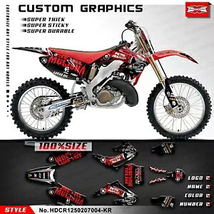 オートバイデカールビニールグラフィックス CR125 CR250 2002 2003 2004 2005 2006 2007 Motorcycle Decals Vinyl Graphics for CR125 CR250 2002 2003 2004 2005 2006 2007 【並行輸入品】｜カスタムパーツ WORLD倉庫