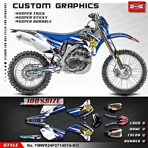 バイク防水ステッカーグラフィックキットヤマハ WR250F WR450F 2007-2014 MX Motorbike Waterproof Stickers Graphics Kit for Yamaha WR250F WR450F 2007-2014 MX 【並行輸入品】