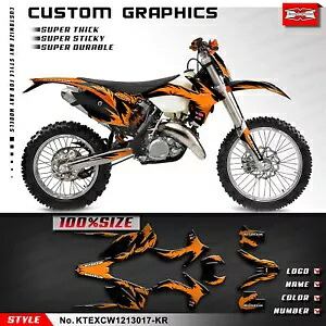 フルビニールバイクステッカーデカールグラフィックキット EXC XCW SX XC 2011 2012 2013用 Full Vinyl Motorbike Sticker Decal Graphics Kit for EXC XCW SX XC 2011 2012 2013 【並行輸入品】|カスタムパーツ WORLD倉庫