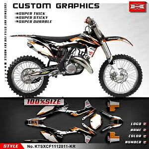 ダートバイク完全防水ステッカーグラフィックキット SX SXF XC XCF 2011 2012用 Dirt Bike Full Waterproof Sticker Graphics Kit for SX SXF XC XCF 2011 2012 【並行輸入品】｜カスタムパーツ WORLD倉庫