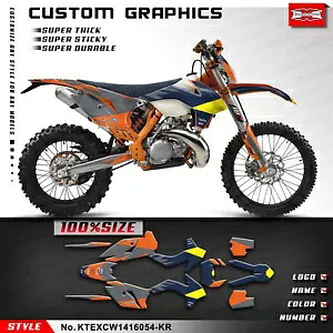 MX 防水日焼け止めビニールデカールグラフィックキット EXC XCW 2014 2015 2016用 MX Waterproof Sunproof Vinyl Decal Graphics Kit for EXC XCW 2014 2015 2016 【並行輸入品】