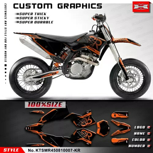 MX 防水カスタムビニールステッカーデカールグラフィック SMR 450 2008 2009 2010 MX Waterproof Custom Vinyl Stickers Decals Graphics for SMR 450 2008 2009 2010 【並行輸入品】｜カスタムパーツ WORLD倉庫