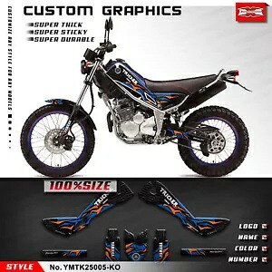 オートバイグラフィックビニールデカールキットヤマハトリッカー 250 XG250 トリッカー XG250 Motorcycle Graphics Vinyl Decal Kit for Yamaha Tricker 250 XG250 Tricker XG250 【並行輸入品】