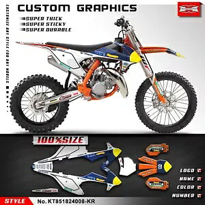 オートバイ完全なカスタムビニールステッカーデカールグラフィックキット 85 SX 2018-2024 Motorcycle Complete Custom Vinyl Sticker Decal Graphics Kit for 85 SX 2018-2024 【並行輸入品】｜カスタムパーツ WORLD倉庫