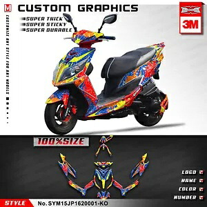 フルグラフィックビニールステッカーキット SYM JET POWER JP150 2016 2017 2018 2019 2020用 Full Graphics Vinyl Sticker Kit for SYM JET POWER JP150 2016 2017 2018 2019 2020 【並行輸入品】 56,265円