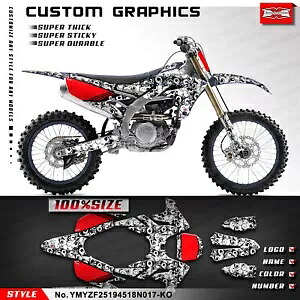 オートバイグラフィック粘着デカールヤマハ YZ250F 2019-2023 YZ450F 2018-2022 Motorcycle Graphics Adhesive Decals for Yamaha YZ250F 2019-2023 YZ450F 2018-2022 【並行輸入品】