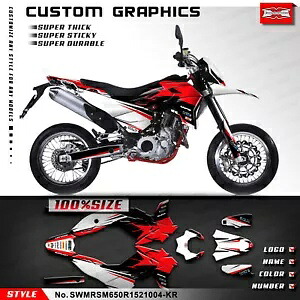 オートバイステッカーラップデザイン SWM SM650R RS650R 2015-2021 非コーティング用 Motorcycle Stickers Wrap Design for SWM SM650R RS650R 2015-2021 for Non Coating 【並行輸入品】｜カスタムパーツ WORLD倉庫