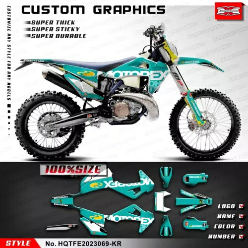 グラフィックキット レーシングステッカー TC FC 125 250 350 450 2019-2023 ボディワーク用 Graphics Kit Racing Sticker for TC FC 125 250 350 450 2019-2023 Bodywork 【並行輸入品】