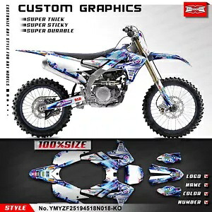 オートバイグラフィックラップステッカーヤマハ YZ250F 2019-2023 YZ450F 2018-2022 Motorcycle Graphics Wrap Sticker for Yamaha YZ250F 2019-2023 YZ450F 2018-2022 【並行輸入品】