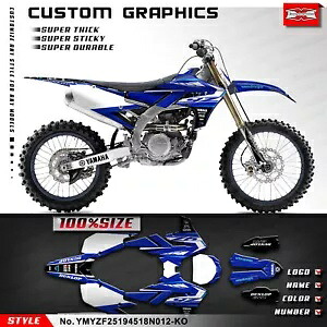 オートバイグラフィックスレーシングステッカーヤマハ YZ250F 2019-2023 YZ450F 2018-2022 Motorcycle Graphics Racing Sticker for Yamaha YZ250F 2019-2023 YZ450F 2018-2022 【並行輸入品】