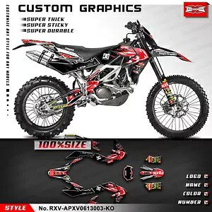 レーシンググラフィックスコンプリートステッカーアプリリア RXV 450 550 2006-2013 装飾用 Racing Graphics Complete Stickers for Aprilia RXV 450 550 2006-2013 Decoration 【並行輸入品】