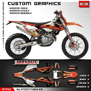 フルデカールステッカーキット EXC XCW 150 250 300 350 450 500 2017 2018 2019 MX用 Full Decal Sticker Kit for EXC XCW 150 250 300 350 450 500 2017 2018 2019 MX 【並行輸入品】