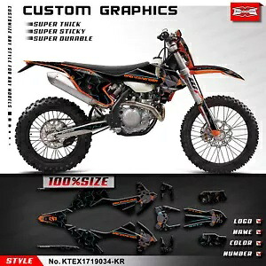MX ステッカーデカール EXC XCW 150 250 300 350 450 500 2017 2018 2019 モトクロス用 MX Sticker Decal for EXC XCW 150 250 300 350 450 500 2017 2018 2019 Motocross 【並行輸入品】