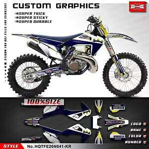 ダートバイクステッカーグラフィックデザイン TE 150i 250i TE300i FE 350 450 501 20 21 22用 Dirt Bike Sticker Graphic Design for TE 150i 250i TE300i FE 350 450 501 20 21 22 【並行輸入品】