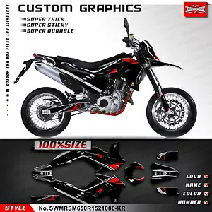 ステッカーシート デカール ステッカー SWM SM650R RS650R(エンデューロ) 2015-2021 アクセサリー Sticker Sheet Decals Stickers for SWM SM650R RS650R(Enduro) 2015-2021 Accessory 【並行輸入品】｜カスタムパーツ WORLD倉庫