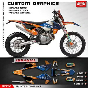 フルカスタムステッカーデカールキット EXC XCW 150 250 300 350 450 500 2017 2018 2019用 Full Custom Sticker Decal Kit for EXC XCW 150 250 300 350 450 500 2017 2018 2019 【並行輸入品】