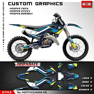 オートバイグラフィックビニールデカール TC FC TX FX 125 250 300 350 450 2023 2024用 Motorcycle Graphics Vinyl Decal for TC FC TX FX 125 250 300 350 450 2023 2024 【並行輸入品】