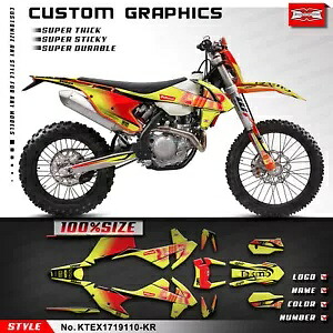 バイクグラフィックスデカールキット EXC XCW 2017 2018 2019 防水ステッカー Motorbike Graphics Decal Kit for EXC XCW 2017 2018 2019 Waterproof Sticker 【並行輸入品】 55,660円