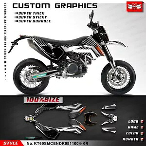 完全なステッカー カスタム グラフィック キット 690 Enduro-R SMC-R 2008 2009 2010 2011 用 Complete Sticker Custom Graphics Kit for 690 Enduro-R SMC-R 2008 2009 2010 2011 【並行輸入品】