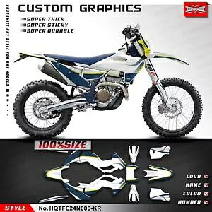 オートバイグラフィックビニールステッカー TE FE 150 250 300 450 501 2024 改装 Motorcycle Graphics Vinyl Sticker for TE FE 150 250 300 450 501 2024 Refurbish 【並行輸入品】