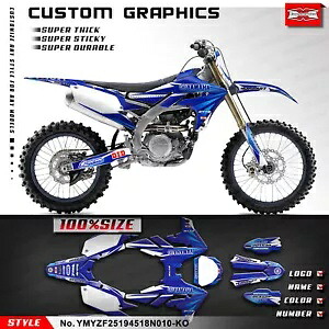 オートバイグラフィック粘着デカールヤマハ YZ250F 2019-2023 YZ450F 2018-2022 Motorcycle Graphics Adhesive Decal for Yamaha YZ250F 2019-2023 YZ450F 2018-2022 【並行輸入品】