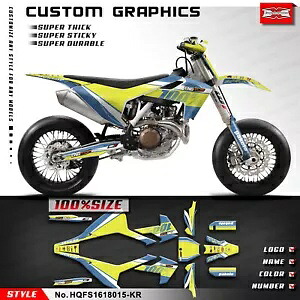 オートバイグラフィック粘着ステッカースーパーモト FS 450 FS450 2016 2017 2018 Motorcycle Graphics Adhesive Sticker for Supermoto FS 450 FS450 2016 2017 2018 【並行輸入品】
