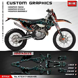 MX カスタムデカールグラフィックキット EXC XCW 150 250 300 350 450 500 2017 2018 2019用 MX Custom Decal Graphics Kit for EXC XCW 150 250 300 350 450 500 2017 2018 2019 【並行輸入品】