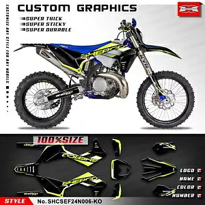 オートバイグラフィックスデカールステッカー Sherco SE SEF 125 ? 500 2024 シールド用 Motorcycle Graphics Decals Stickers for Sherco SE SEF 125~500 2024 Shield 【並行輸入品】