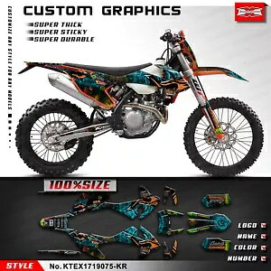 ダートバイクグラフィックキット EXC XCW 150 250 300 350 450 500 2017 2018 2019 デカール用 Dirt Bike Graphics Kit for EXC XCW 150 250 300 350 450 500 2017 2018 2019 Decal 【並行輸入品】