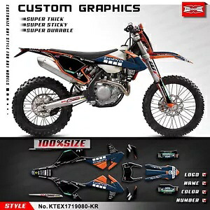 MX 完全防水ステッカー デカール グラフィック キット EXC XCW 2017 2018 2019用 MX Complete Waterproof Sticker Decal Graphics Kit for EXC XCW 2017 2018 2019 【並行輸入品】